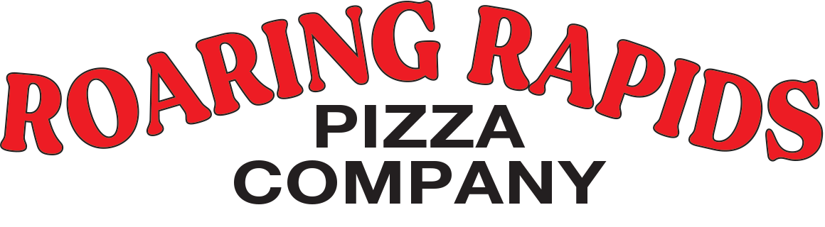 roaring rapids pizza company logo